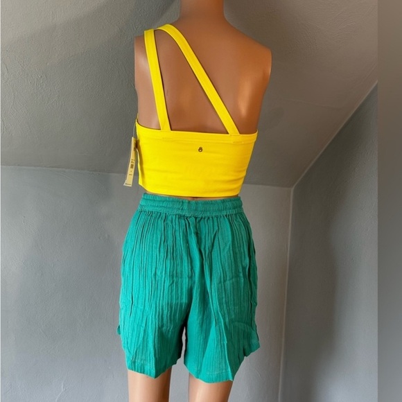 Vitamin A Seafoam Costa Cover-Up Shorts Drawstring Waist Size XS NWT - Picture 4 of 4